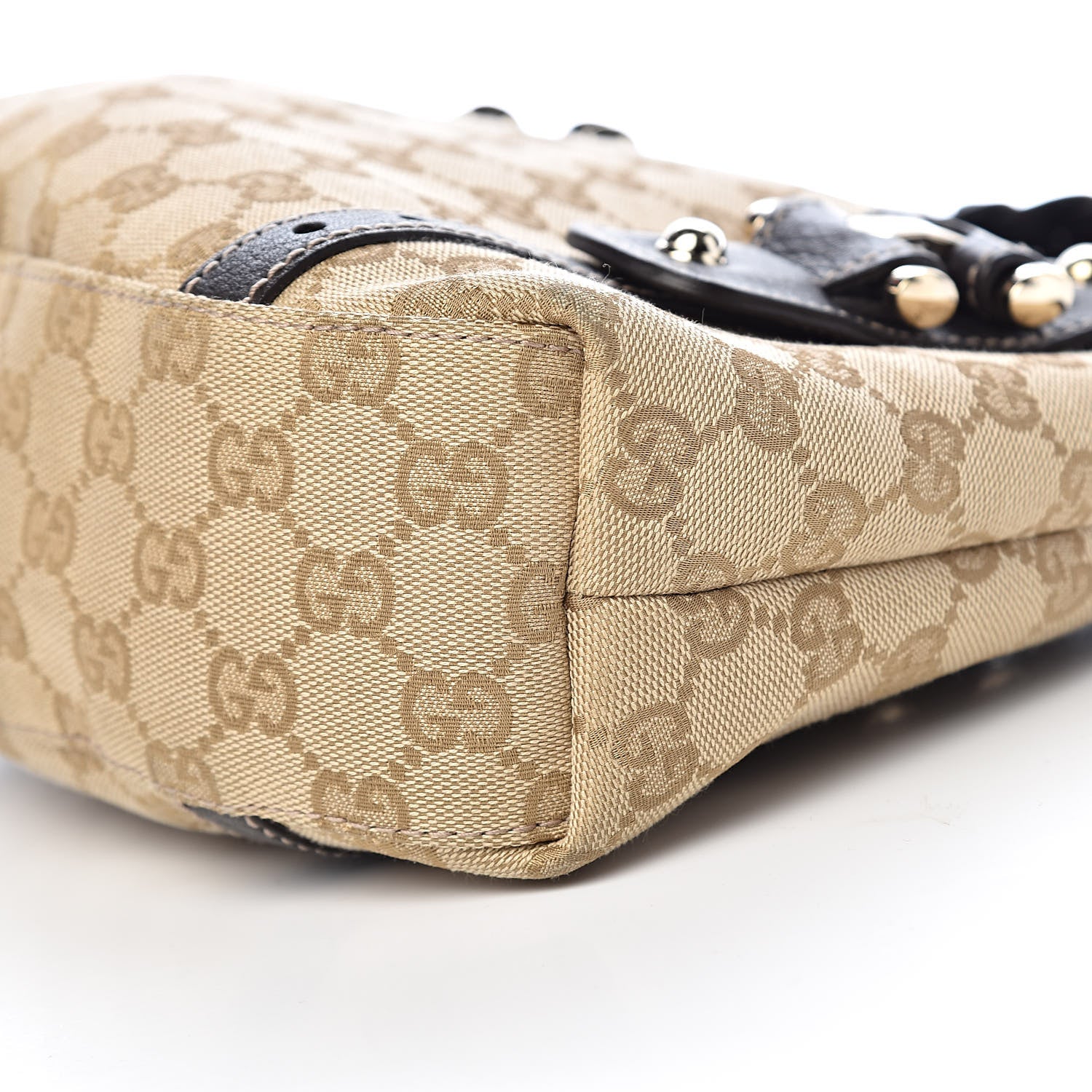Gucci Monogram Mini Pelham Shoulder Bag Dark Brown 9 of 10
