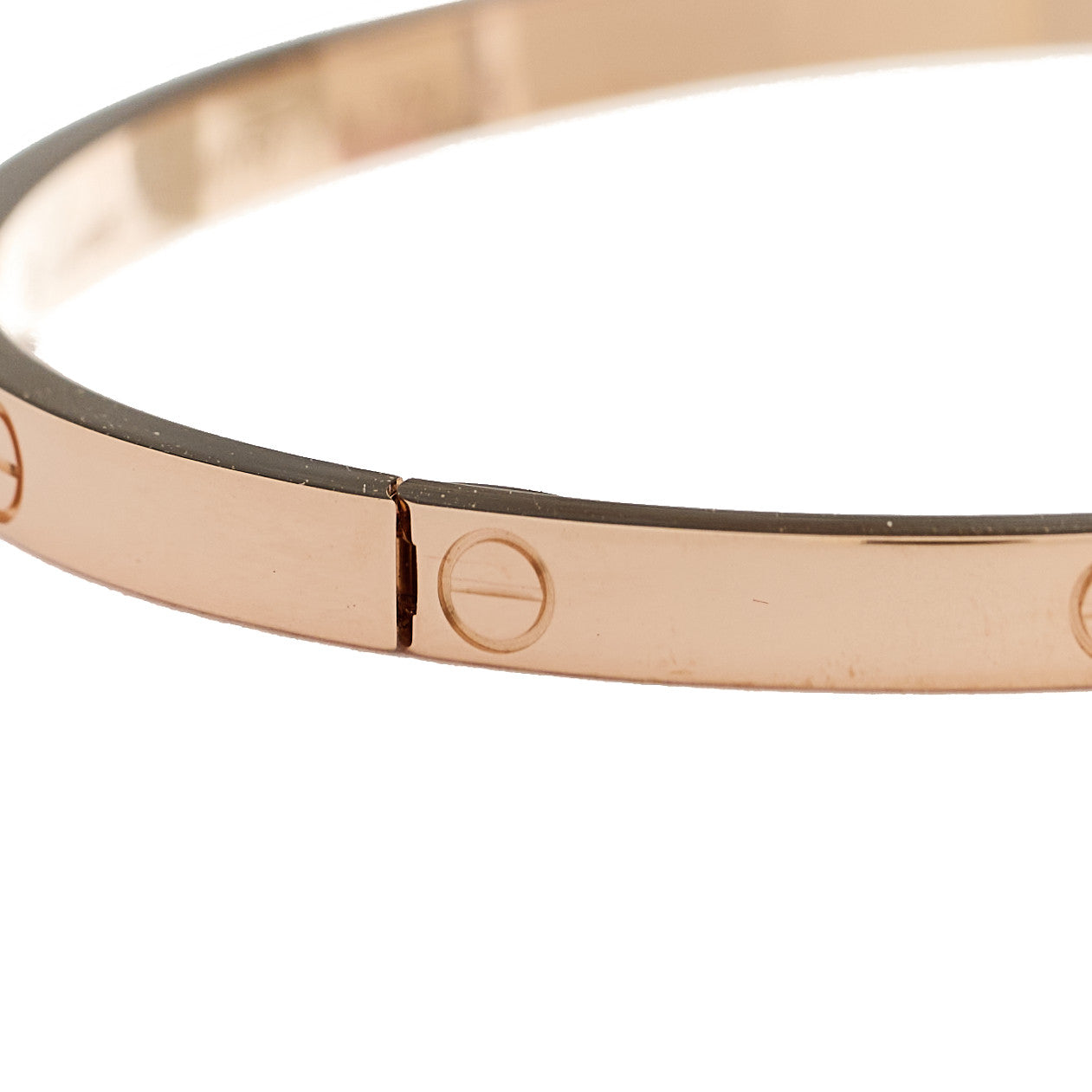Cartier 18K Pink Gold Small LOVE Bracelet 18 6 of 9
