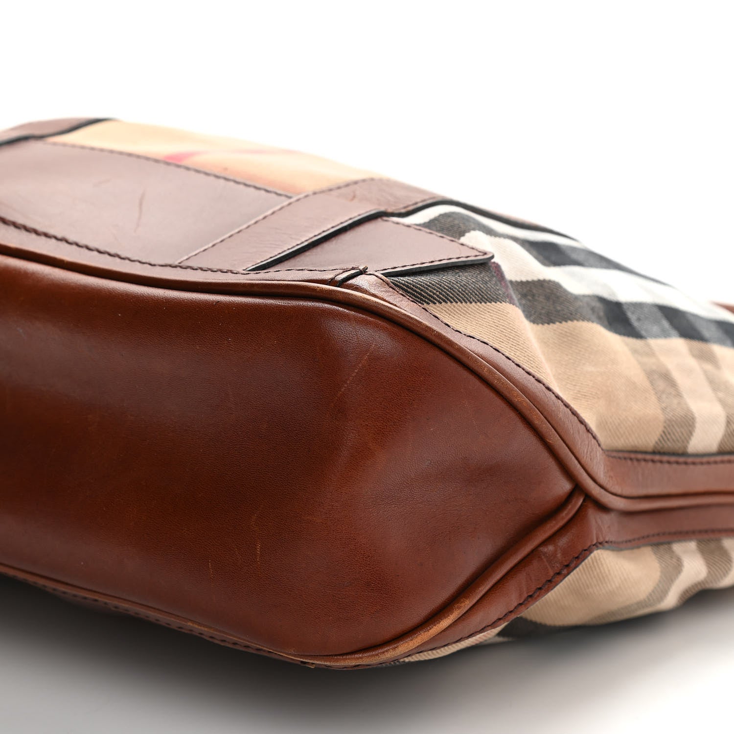 Burberry House Check Tote Dark Tan 10 of 31