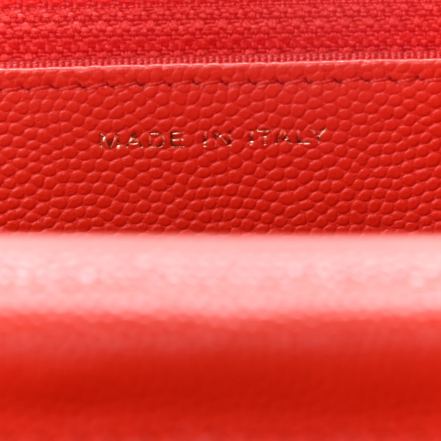 Chanel Caviar Quilted Wallet On Chain WOC Orange 6 of 9