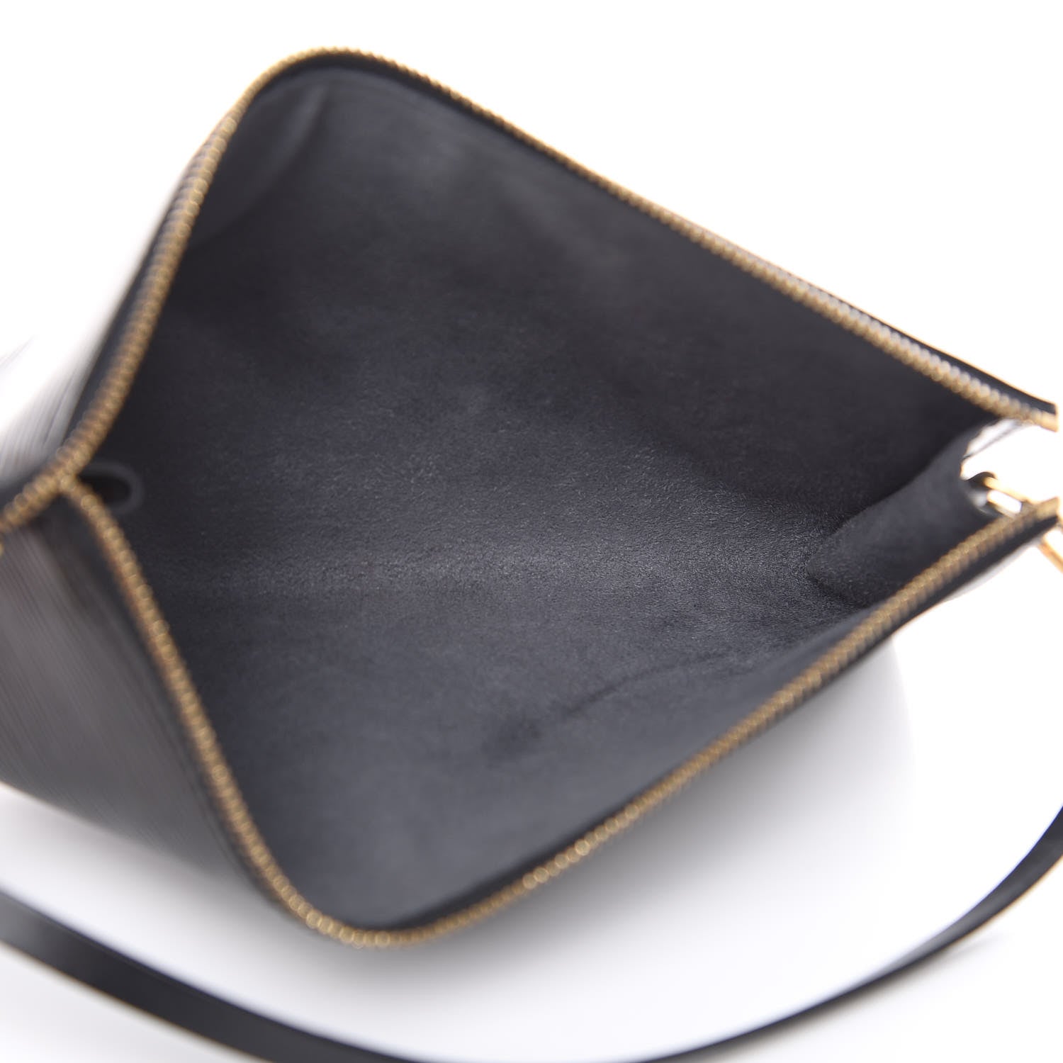 Louis Vuitton Epi Pochette Accessories 24 Black 5 of 9