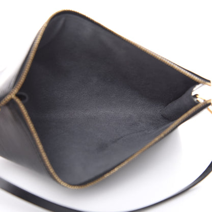 Louis Vuitton Epi Pochette Accessories 24 Black 5 of 9