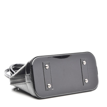 Louis Vuitton Vernis Alma BB Noir Magnetique 5 of 9