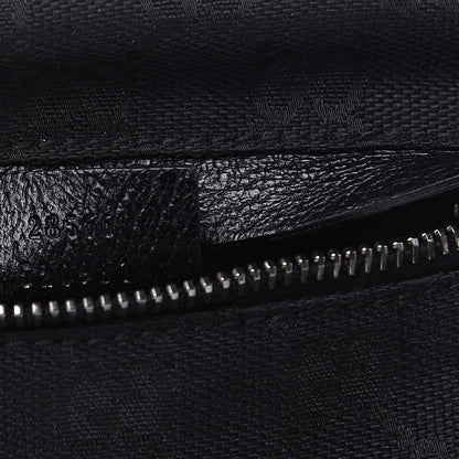 Gucci GG Monogram Web Double Pocket Belt Bag Black 8 of 12