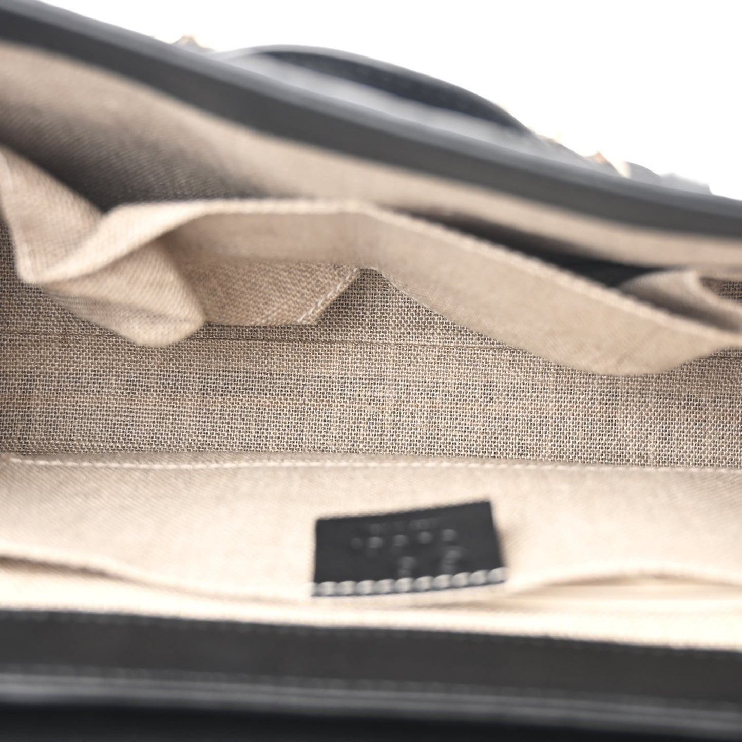 Microguccissima Medium Emily Chain Shoulder Bag Black