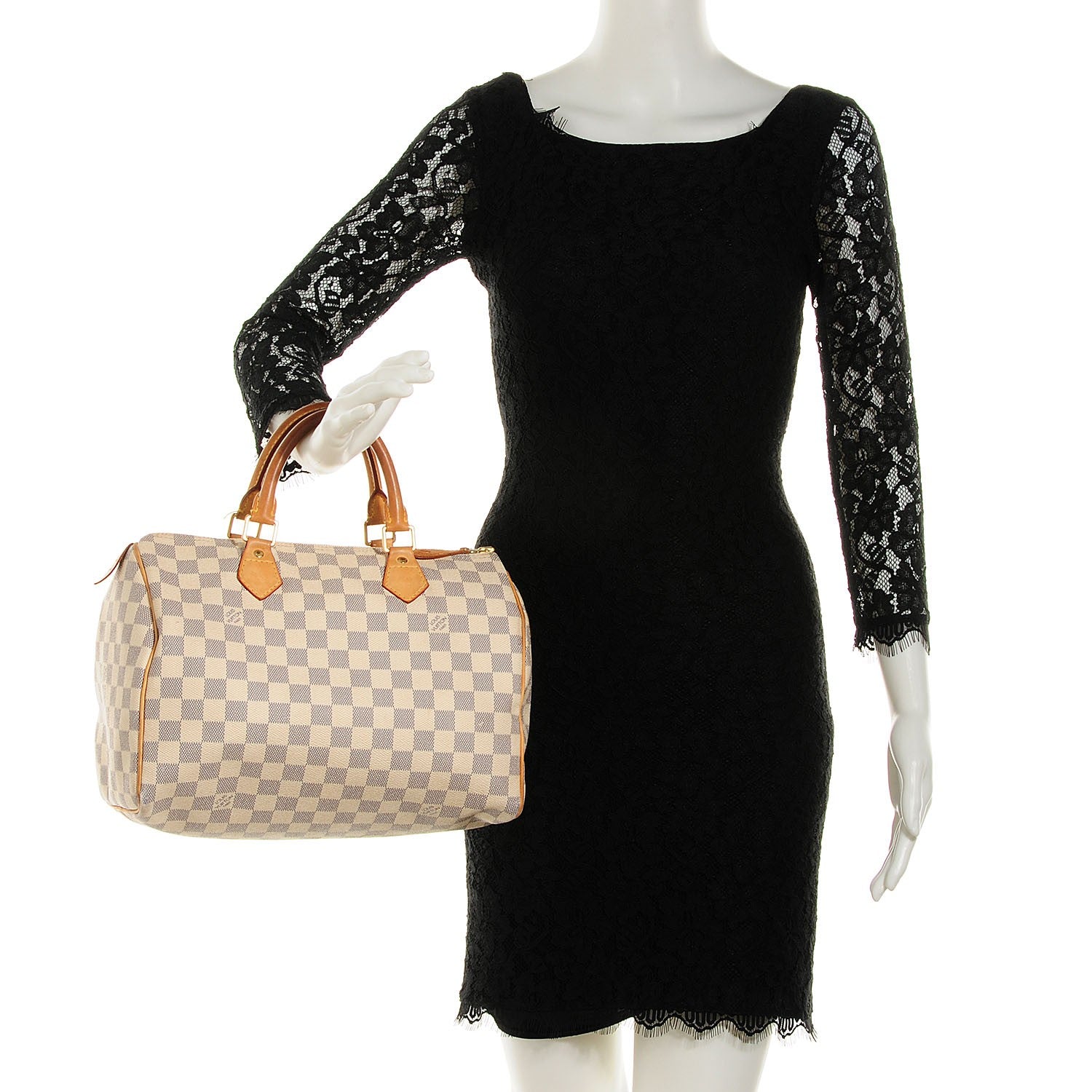 Louis Vuitton Damier Azur Speedy 30 2 of 7
