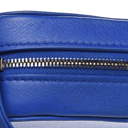 Balenciaga Smooth Calfskin Logo XS Everyday Camera Bag Bleu Prim White 14 of 14