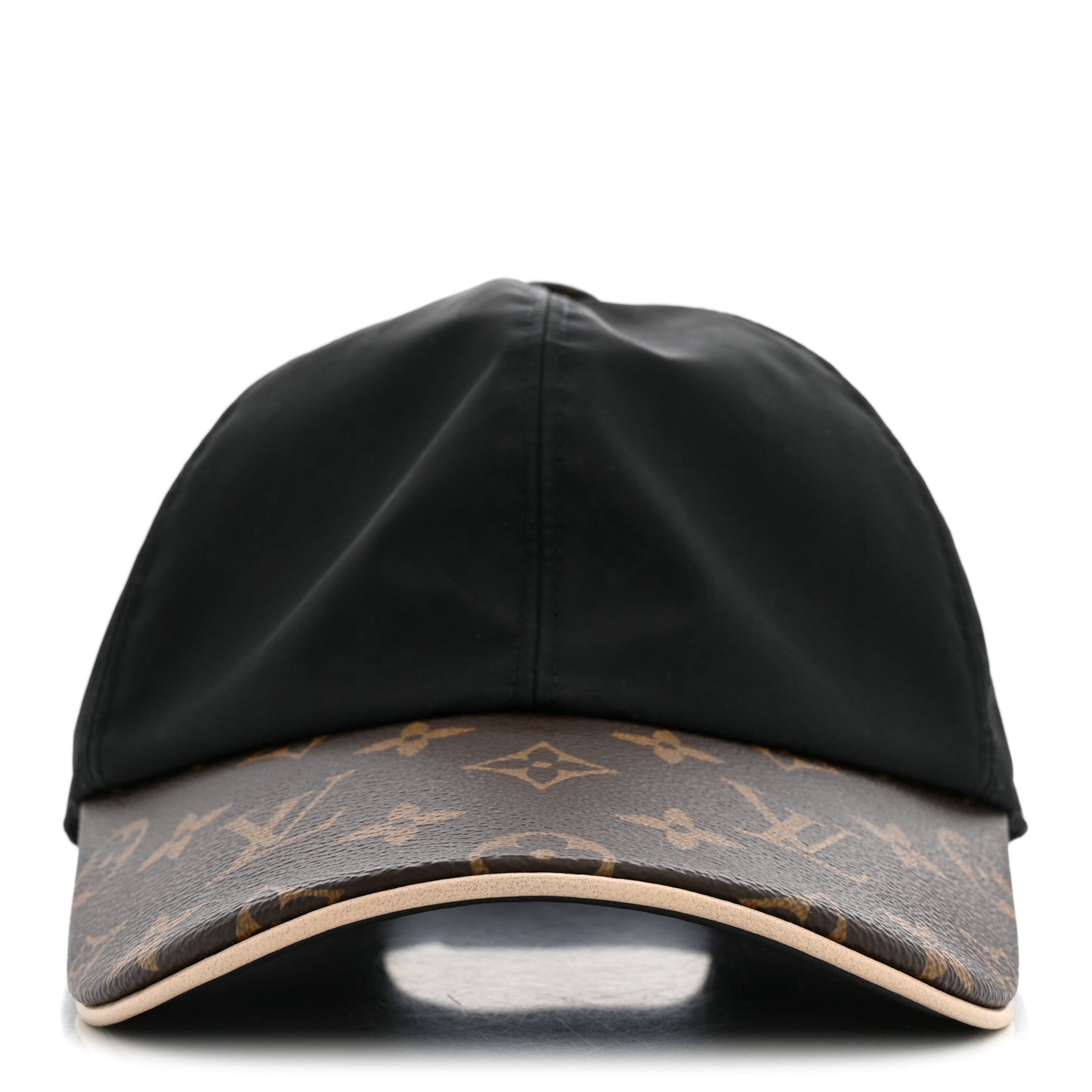 Polyester Silk Monogram LV Get Ready Cap M Black