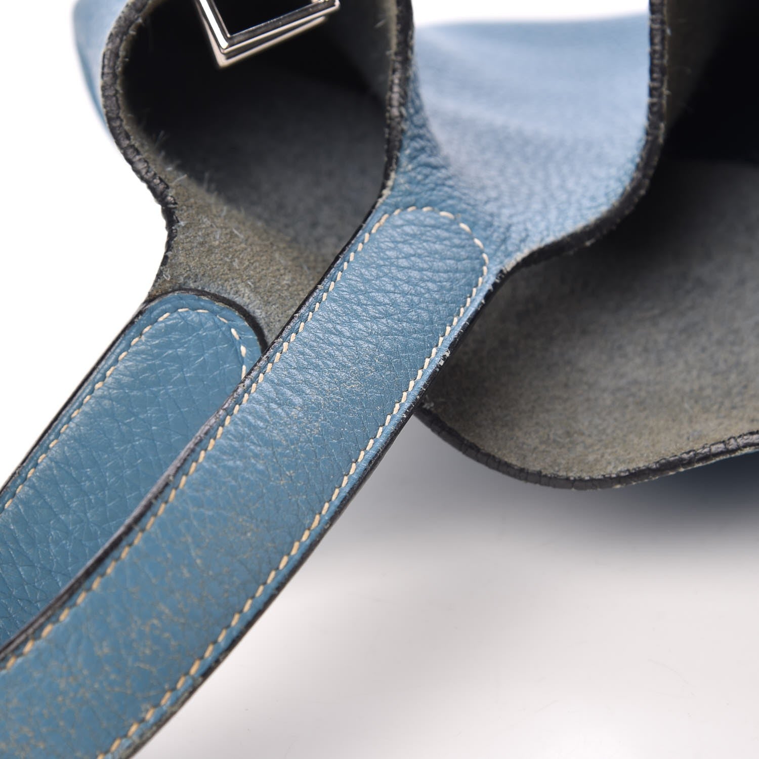Hermes Taurillon Clemence Picotin Lock 18 PM Blue Jean 9 of 19
