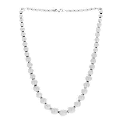 Tiffany Sterling Silver HardWear Graduated Ball Necklace 3 of 7