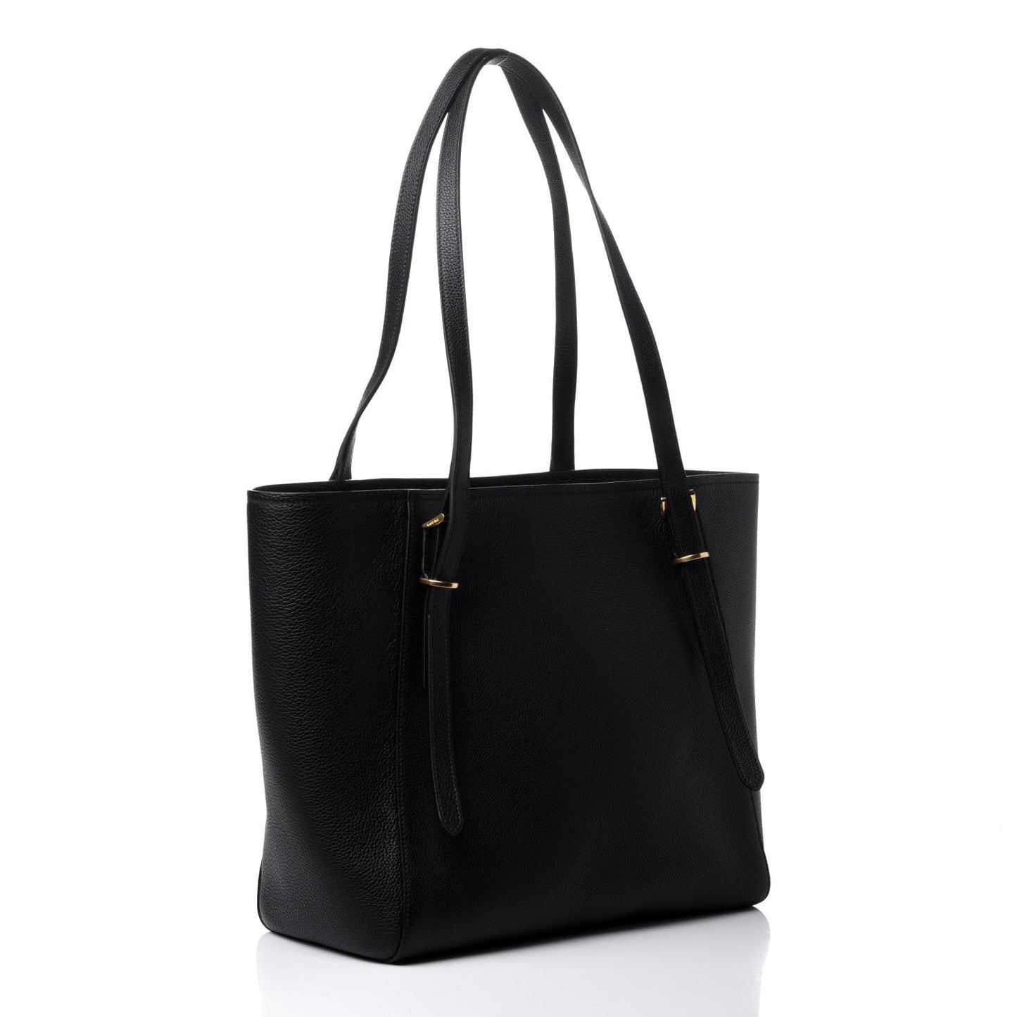 Vitello Daino Tote Black