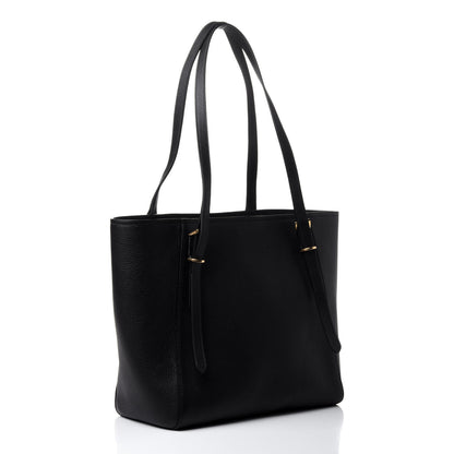 Prada Vitello Daino Tote Black 2 of 4
