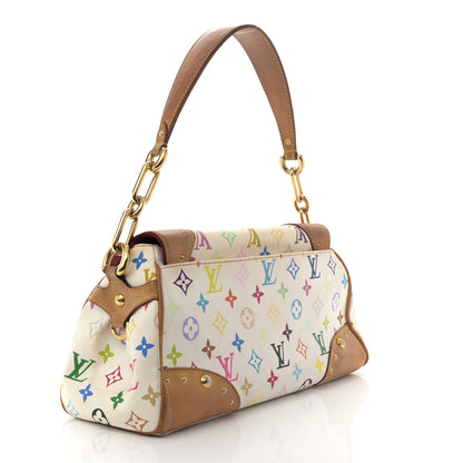 Louis Vuitton Monogram Multicolor Beverly MM White 3 of 13