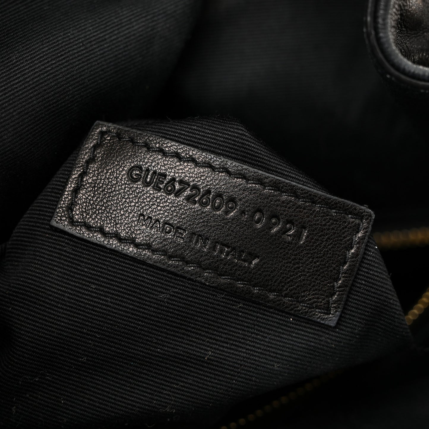 Lambskin Matelasse Monogram Joe Backpack Black