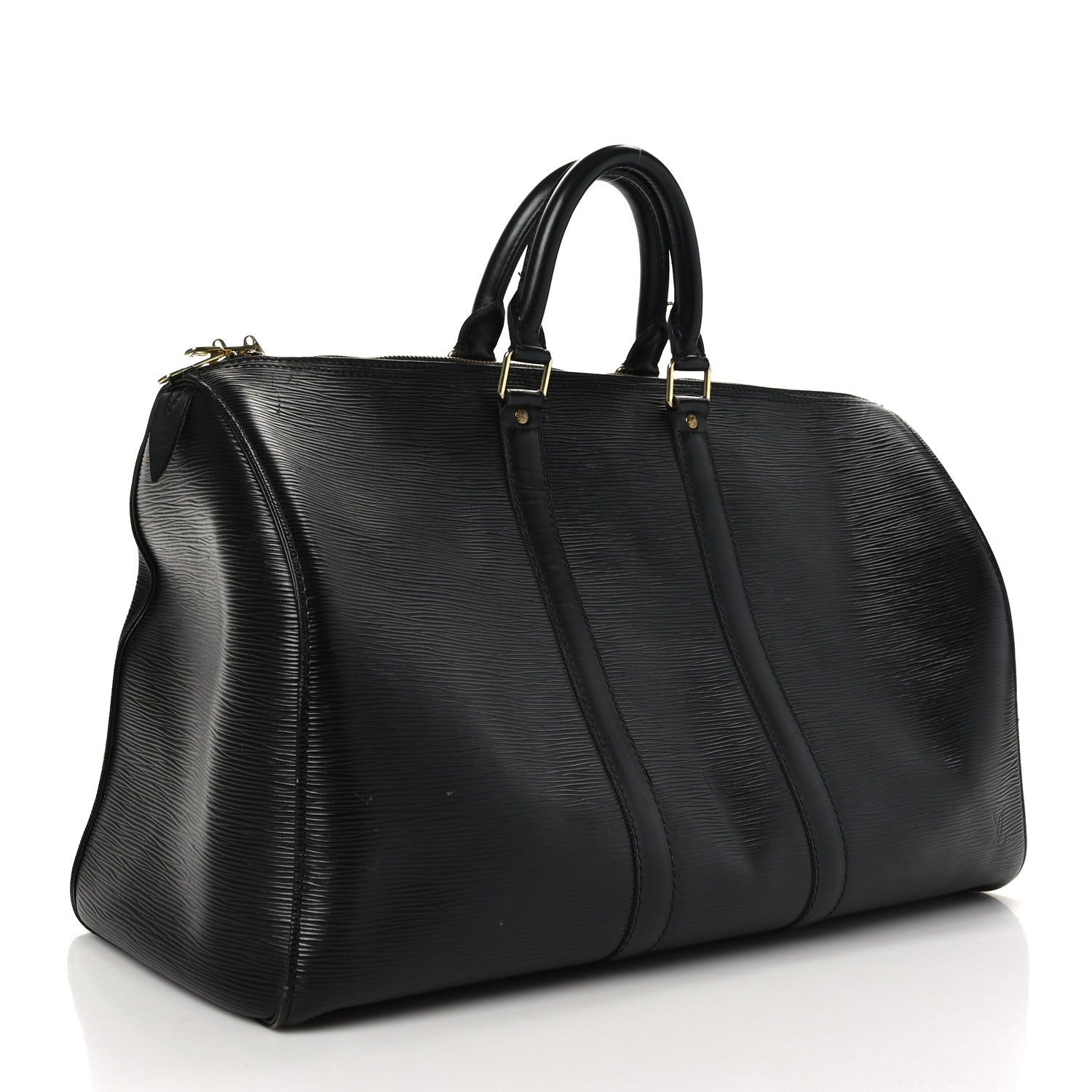 Louis Vuitton Epi Keepall 45 Black 3 of 13