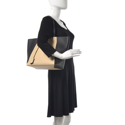 Louis Vuitton Calfskin Lockme Cabas Vanille Black 1 of 12