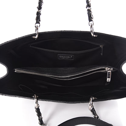 Chanel Caviar Quilted XL Grand Shopping Tote GST Black 5 of 9