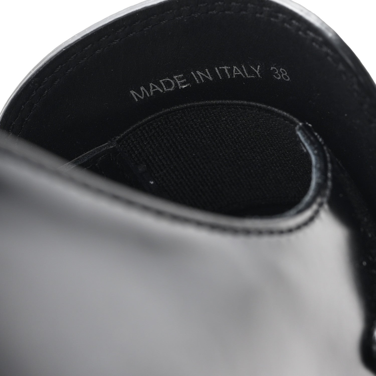 Prada Spazzolato Metal Triangle Logo 50mm Loafers 38 Black 8 of 9