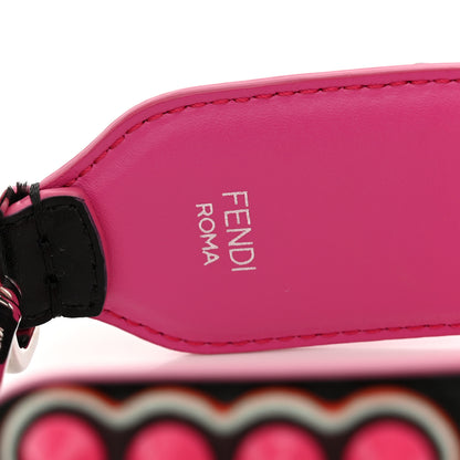 Fendi Vitello Dolce Studded Mini Strap You Black Pink 3 of 6