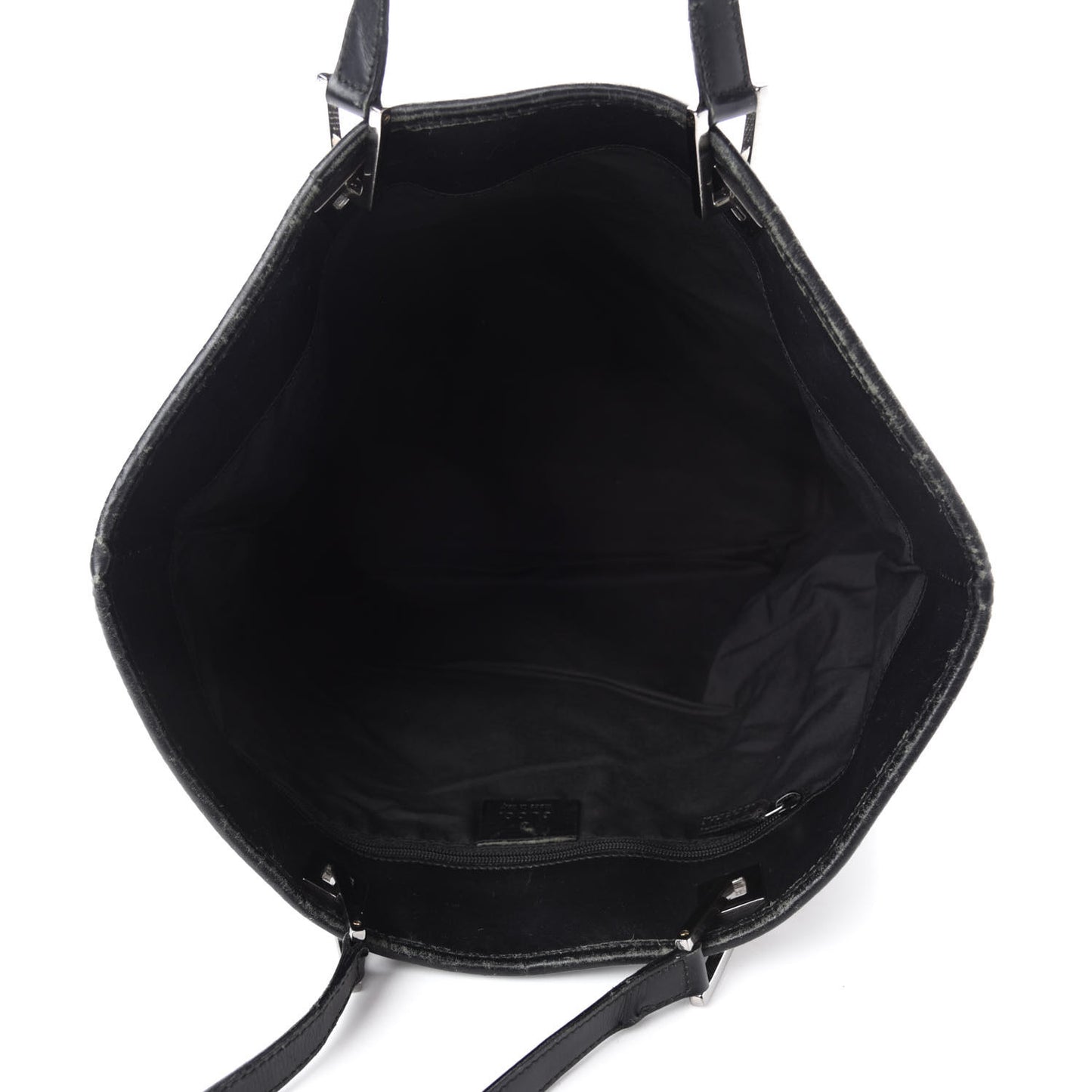 Monogram Bucket Tote Black