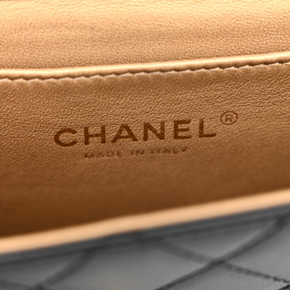 Chanel Goatskin Quilted Chic Pearls Flap Black 6 of 11