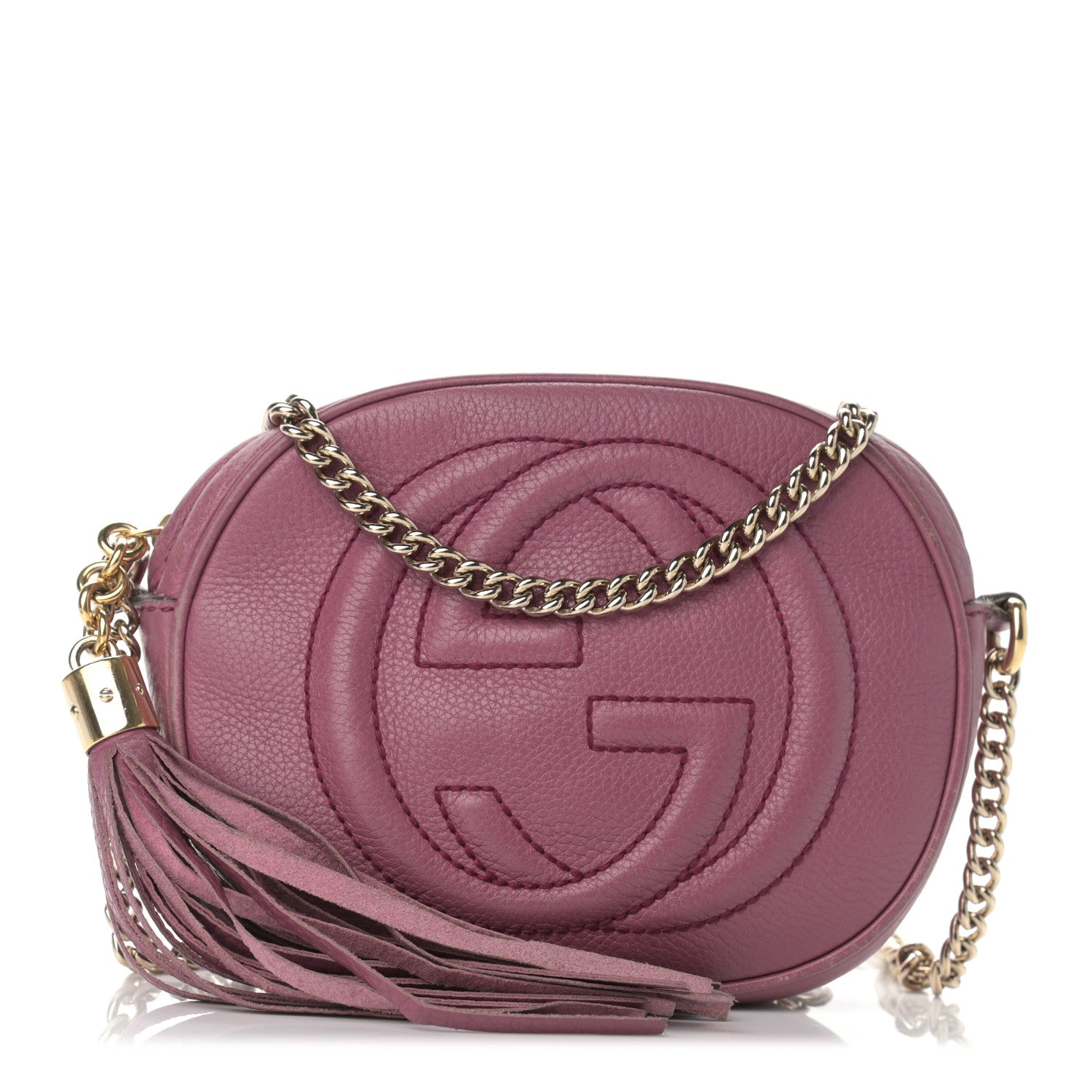 Gucci Cellarius Calfskin Mini Soho Chain Bag Peonia Flower 1 of 16