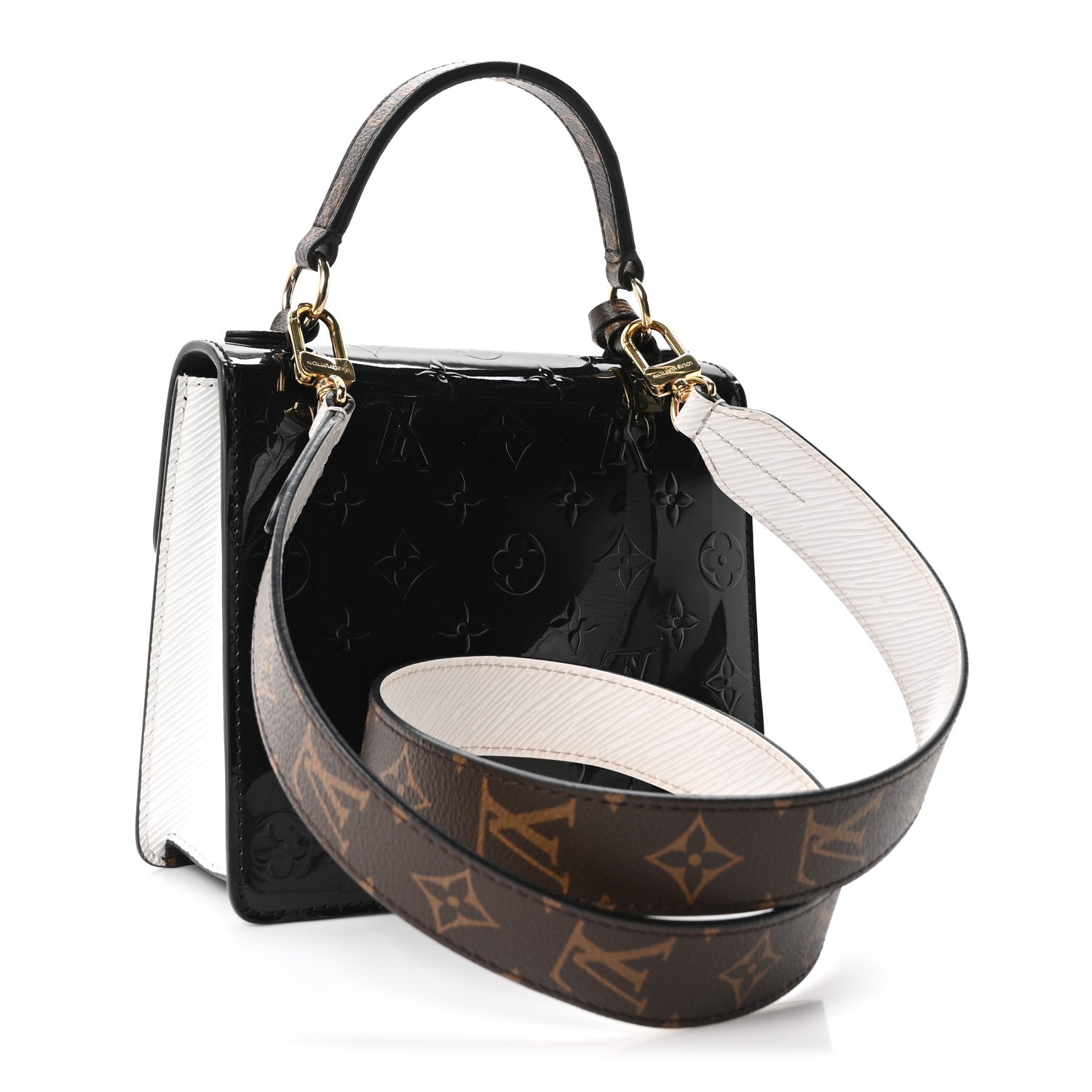 Louis Vuitton Vernis Epi Monogram Spring Street Black 3 of 10