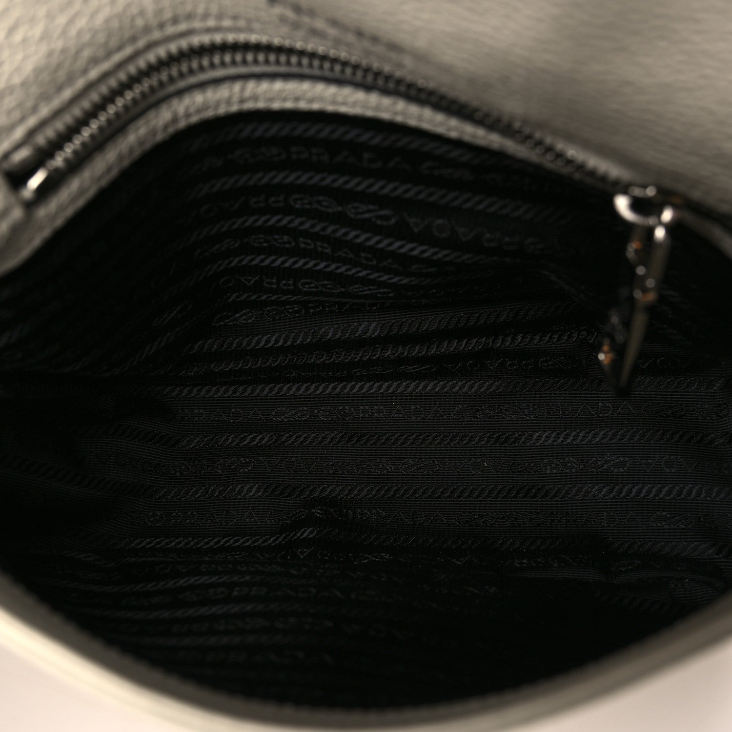 Prada Vitello Daino Soft Flap Crossbody White 5 of 8