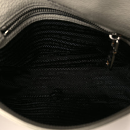 Prada Vitello Daino Soft Flap Crossbody White 5 of 8