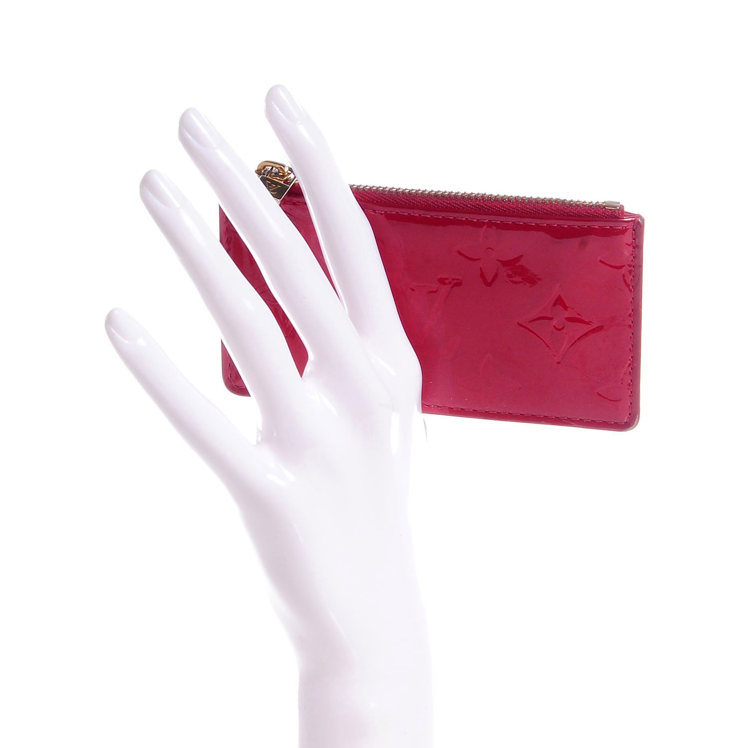Louis Vuitton Vernis Key Pouch Pomme D'Amour 2 of 7