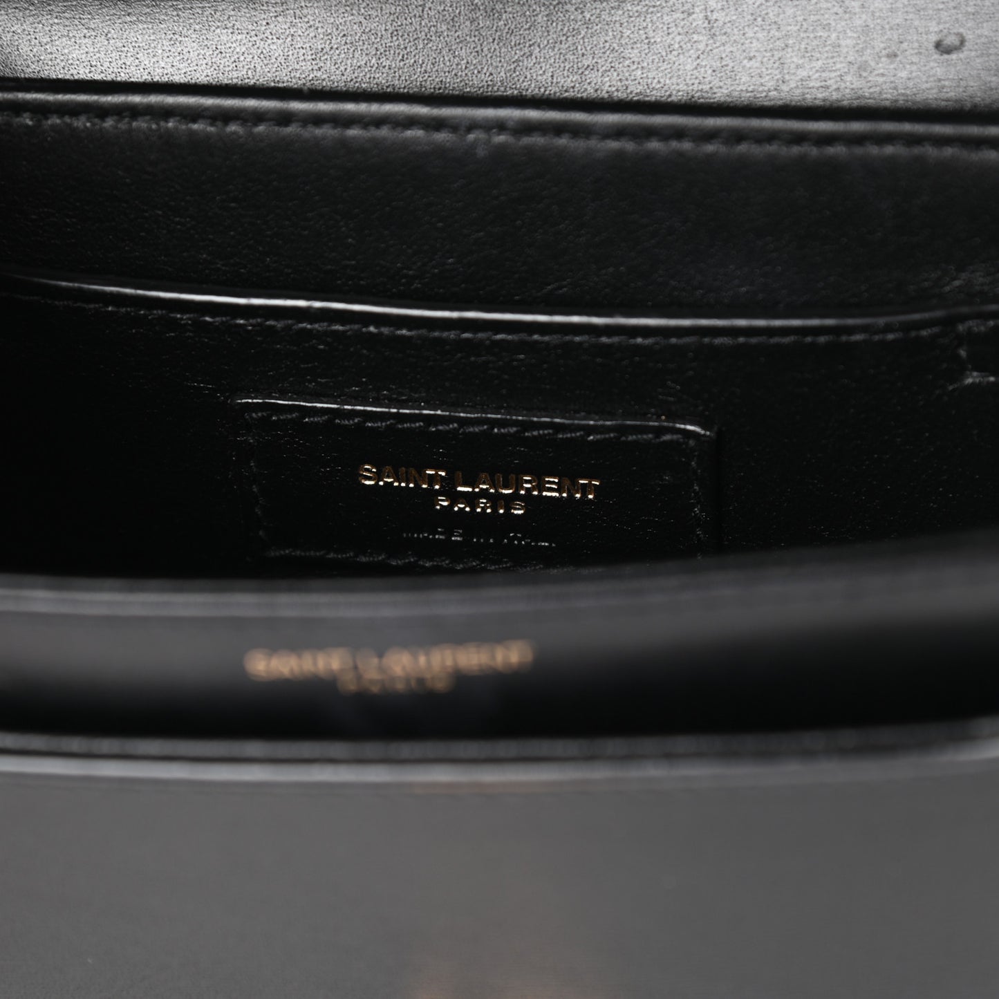 Smooth Calfskin Small Solferino Satchel Black