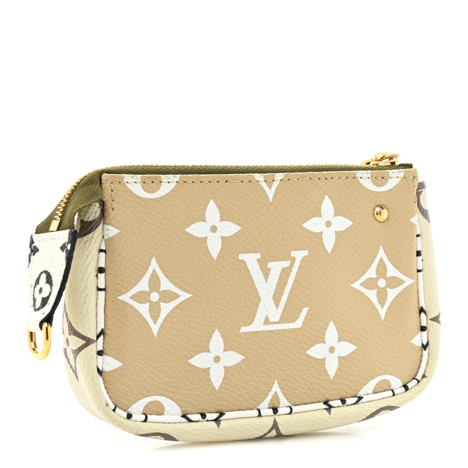Louis Vuitton Monogram Giant Micro Pochette Accessories Kaki White 3 of 12
