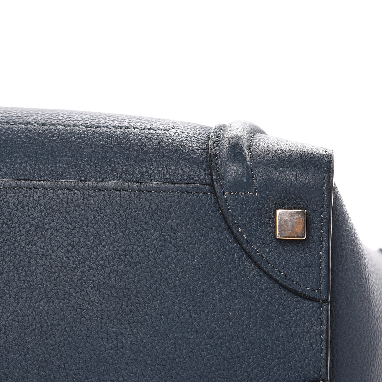 Drummed Calfskin Micro Luggage Orage