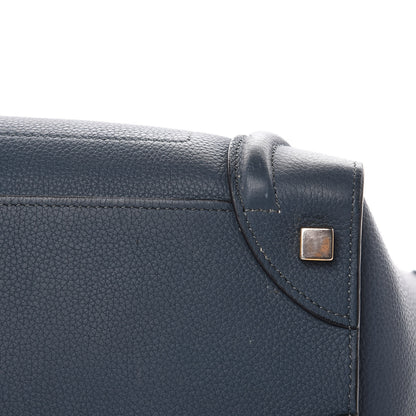 Celine Drummed Calfskin Micro Luggage Orage 9 of 20