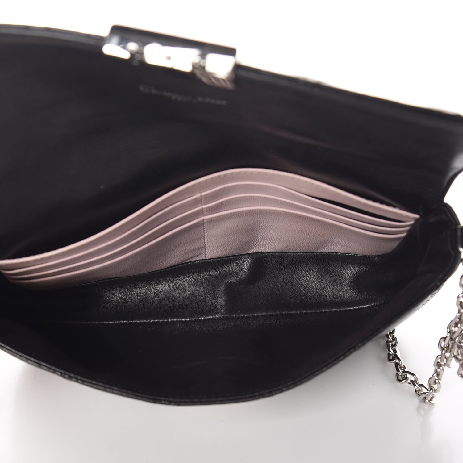 Christian Dior Lambskin Cannage Miss Dior Promenade Pouch Black 7 of 11
