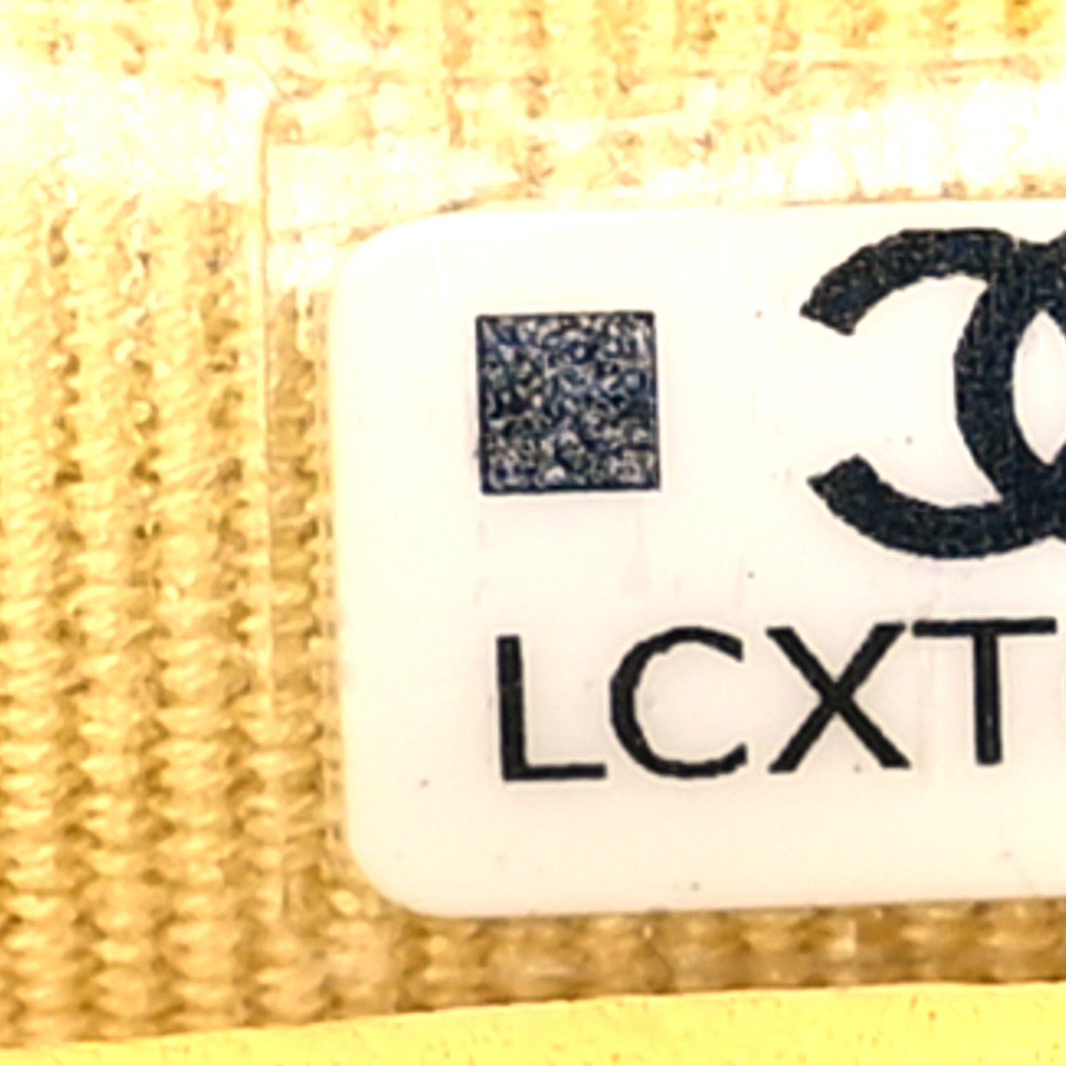 Chanel Lambskin Plexiglass Tortoise Shell Quilted Mini Pouch Yellow 8 of 11
