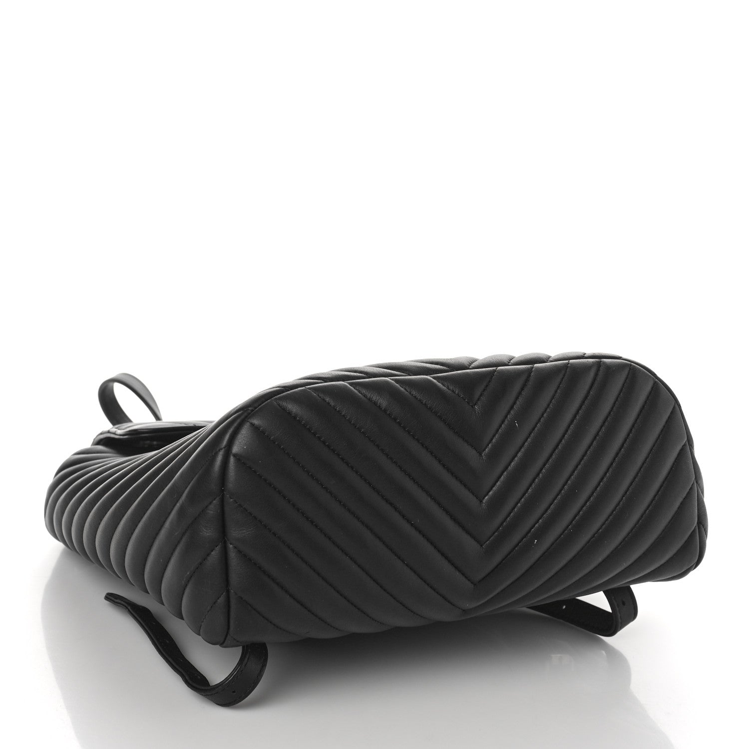 Chanel Calfskin Chevron Quilted Large Urban Spirit Backpack Black 4 of 9