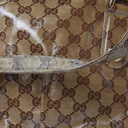Gucci Crystal Monogram Medium Web Tote Brown 13 of 13