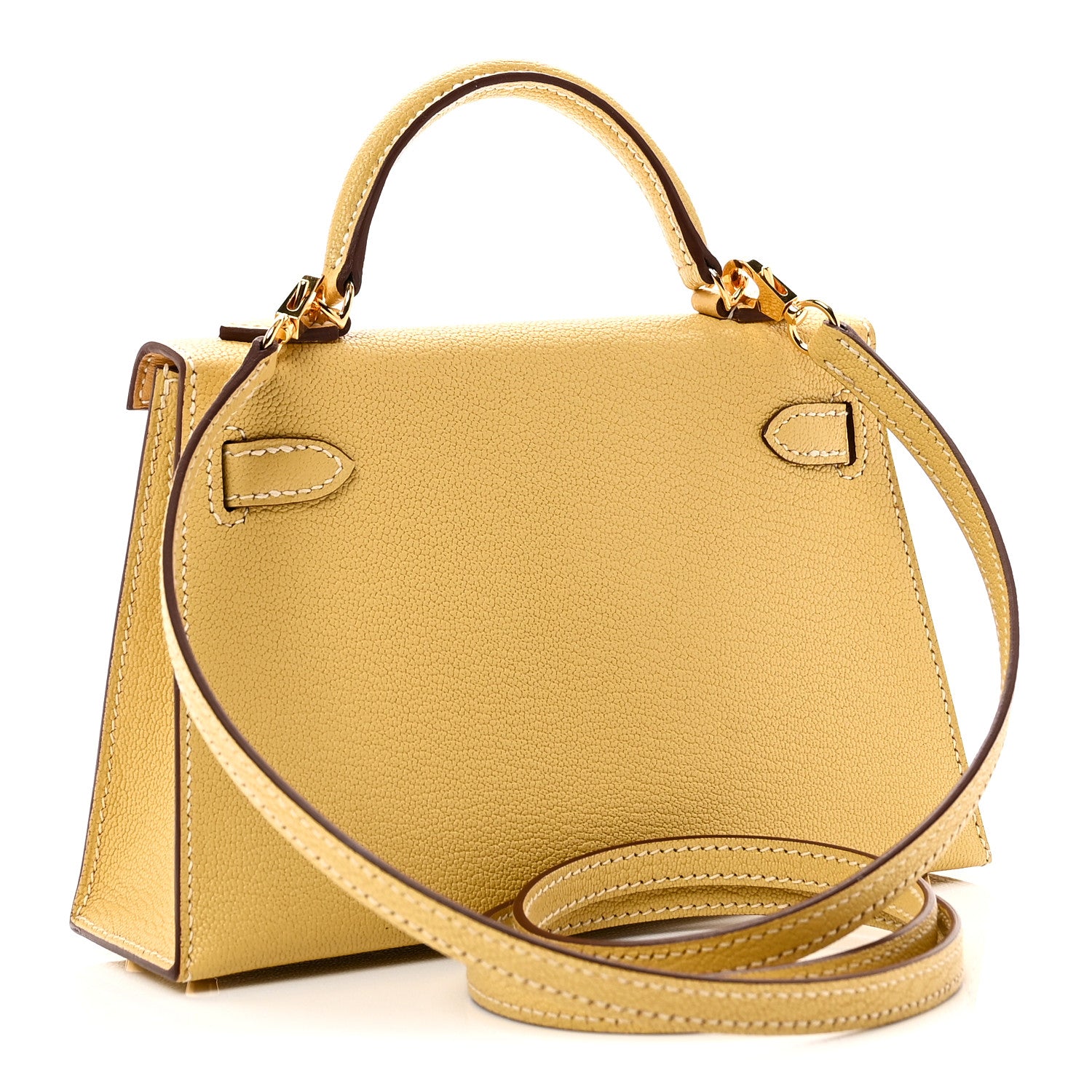 Hermes Chevre Mysore Mini Kelly Sellier 20 Foin 3 of 10