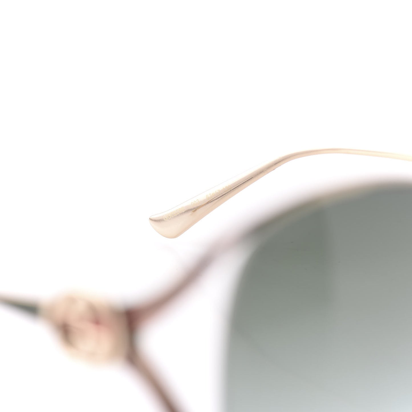 Metal Oversized Round Frame GG0225S Sunglasses Gold