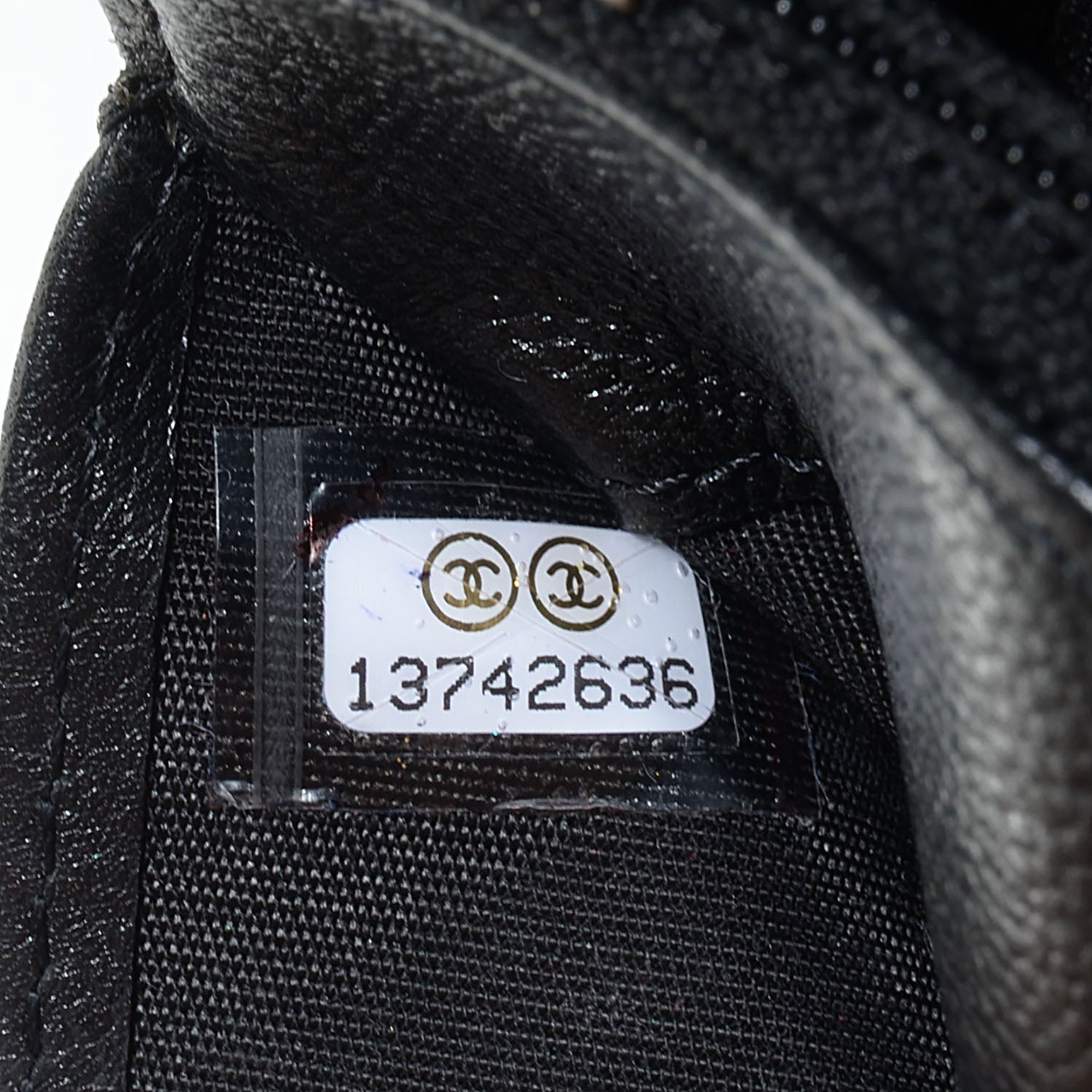 Chanel Caviar Sevruga Wallet On Chain WOC Black 8 of 9