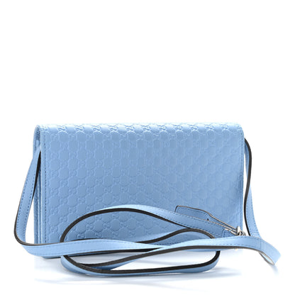 Gucci Microguccissima Crossbody Wallet Mineral Blue 3 of 14