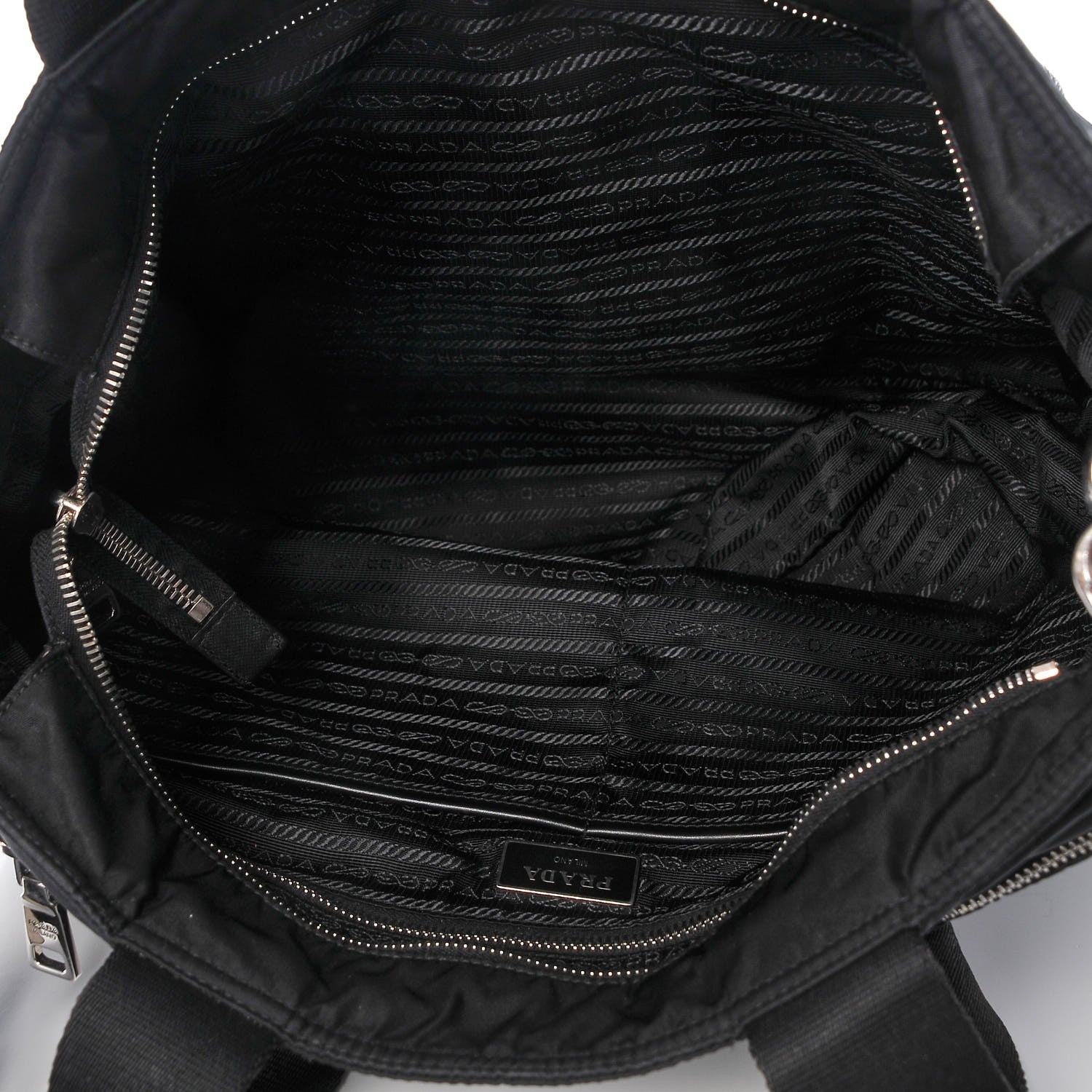 Prada Tessuto Nylon Vela Diaper Bag Black 5 of 6