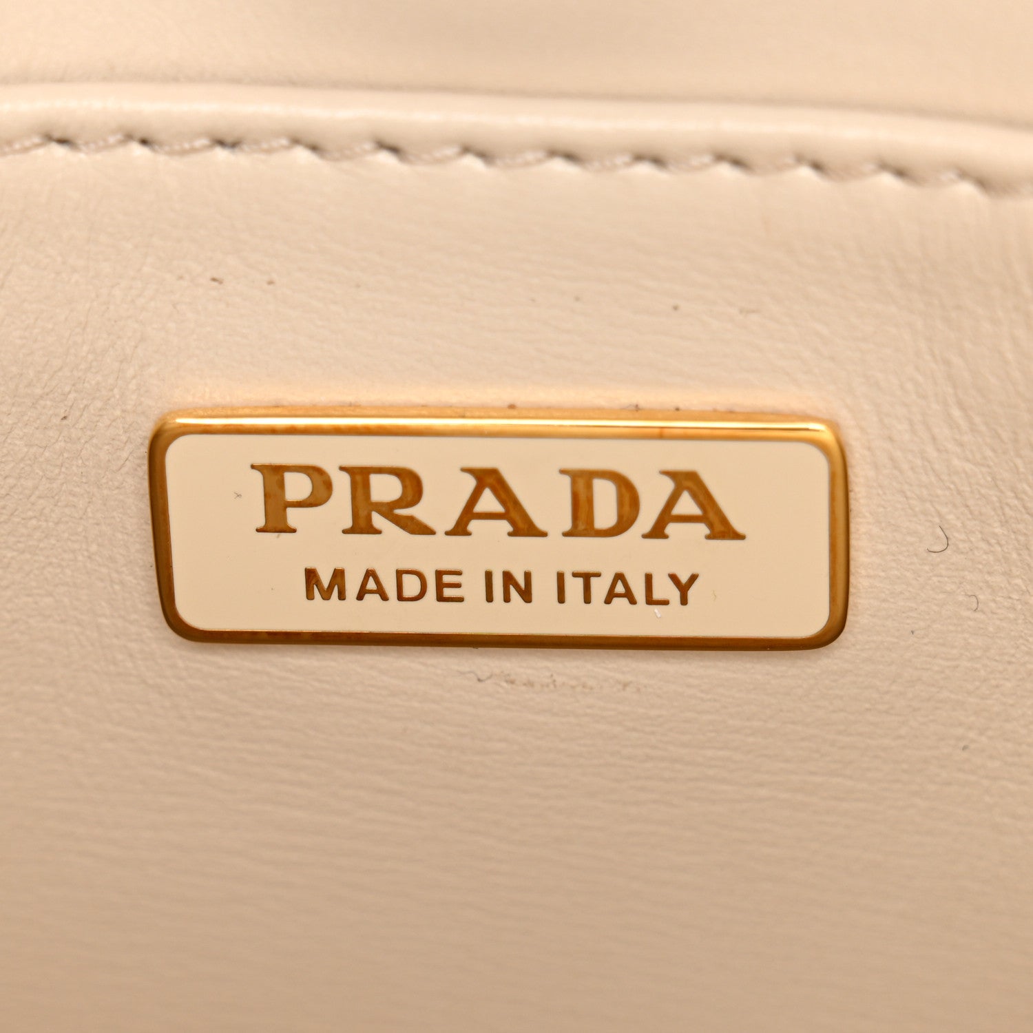 Prada Spazzolato Cleo Shoulder Bag Avorio 6 of 13