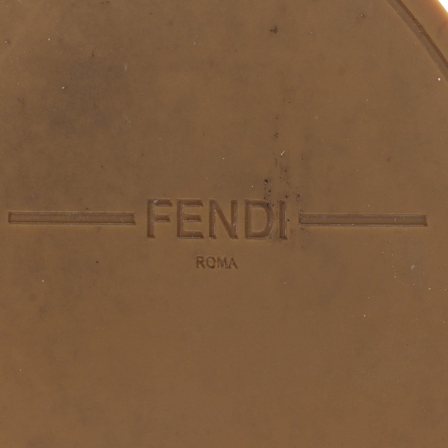 Fendi Suede Shearling Fendi Feel Buckled Clogs 39 Caramel Latte 9 of 9