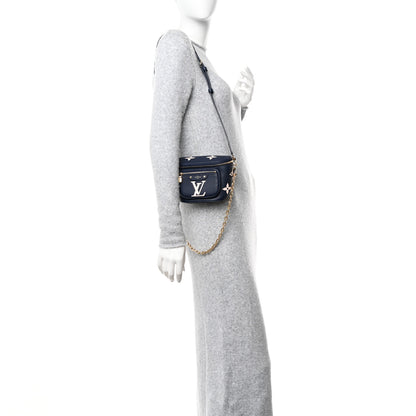 Louis Vuitton Empreinte Monogram Giant Mini By The Pool Bumbag Blue Beige 2 of 10
