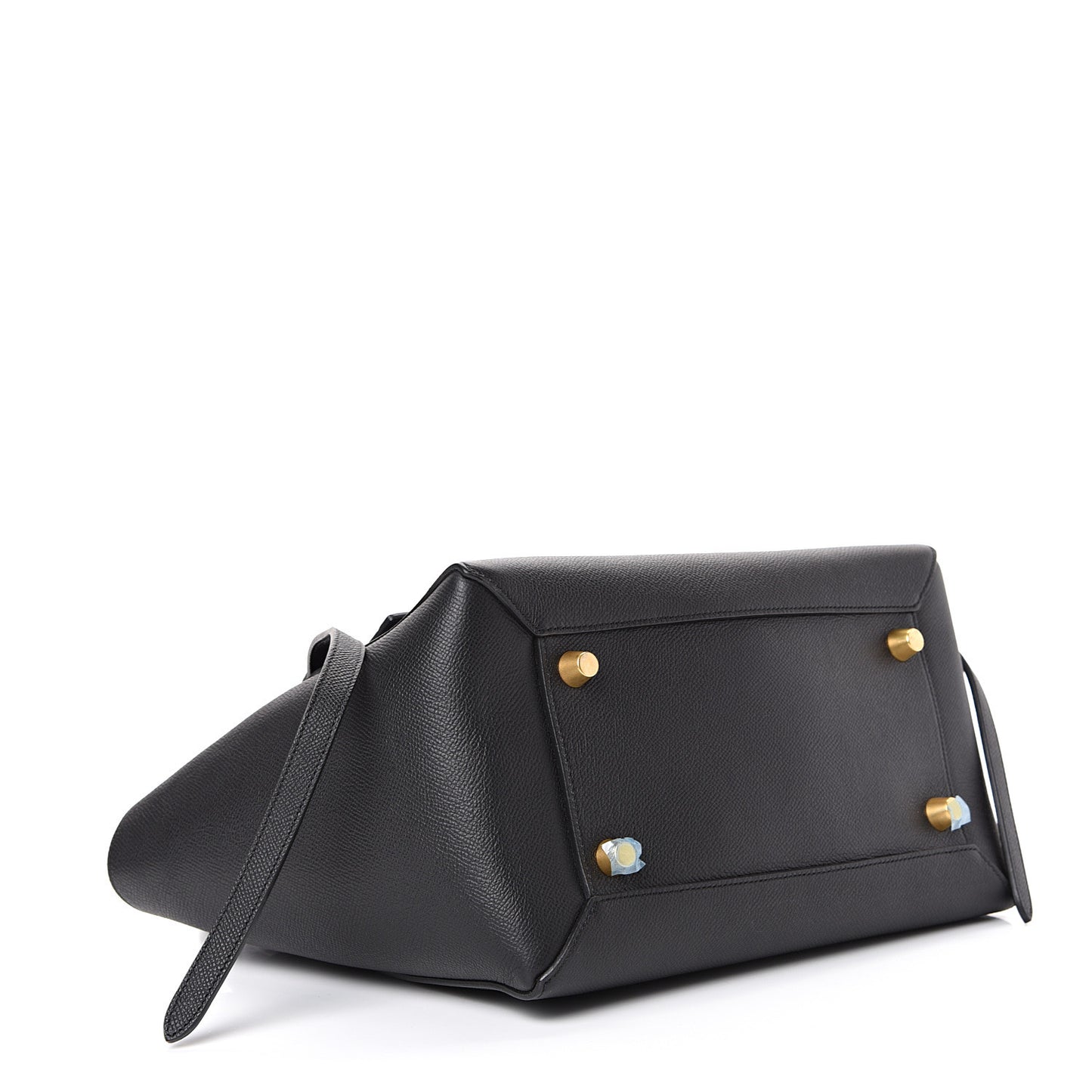Grained Calfskin Mini Belt Bag Black