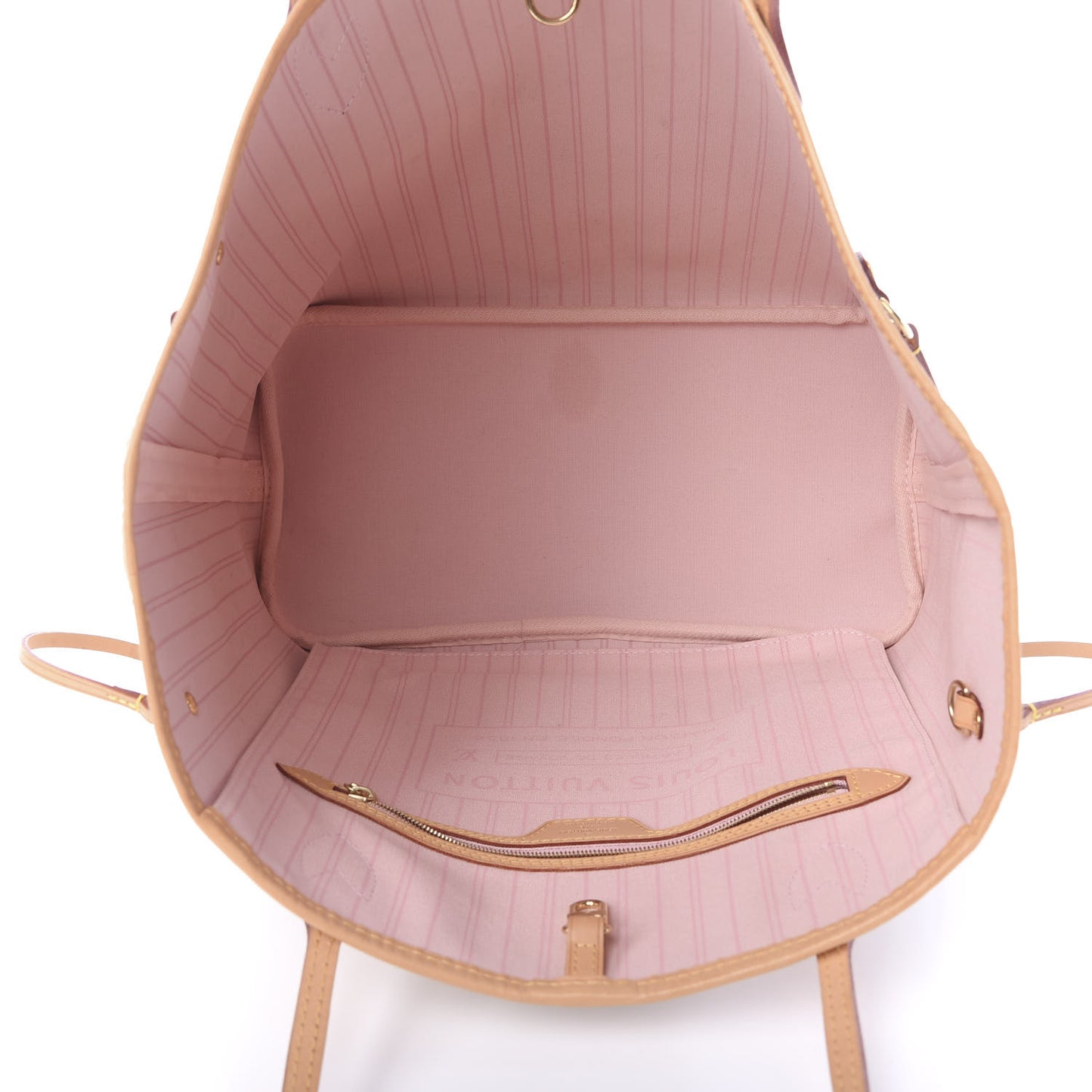 Damier Azur Neo Neverfull MM Rose Ballerine