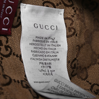 Gucci Canvas Monogram Reversible Bucket Hat L Black Beige 14 of 15