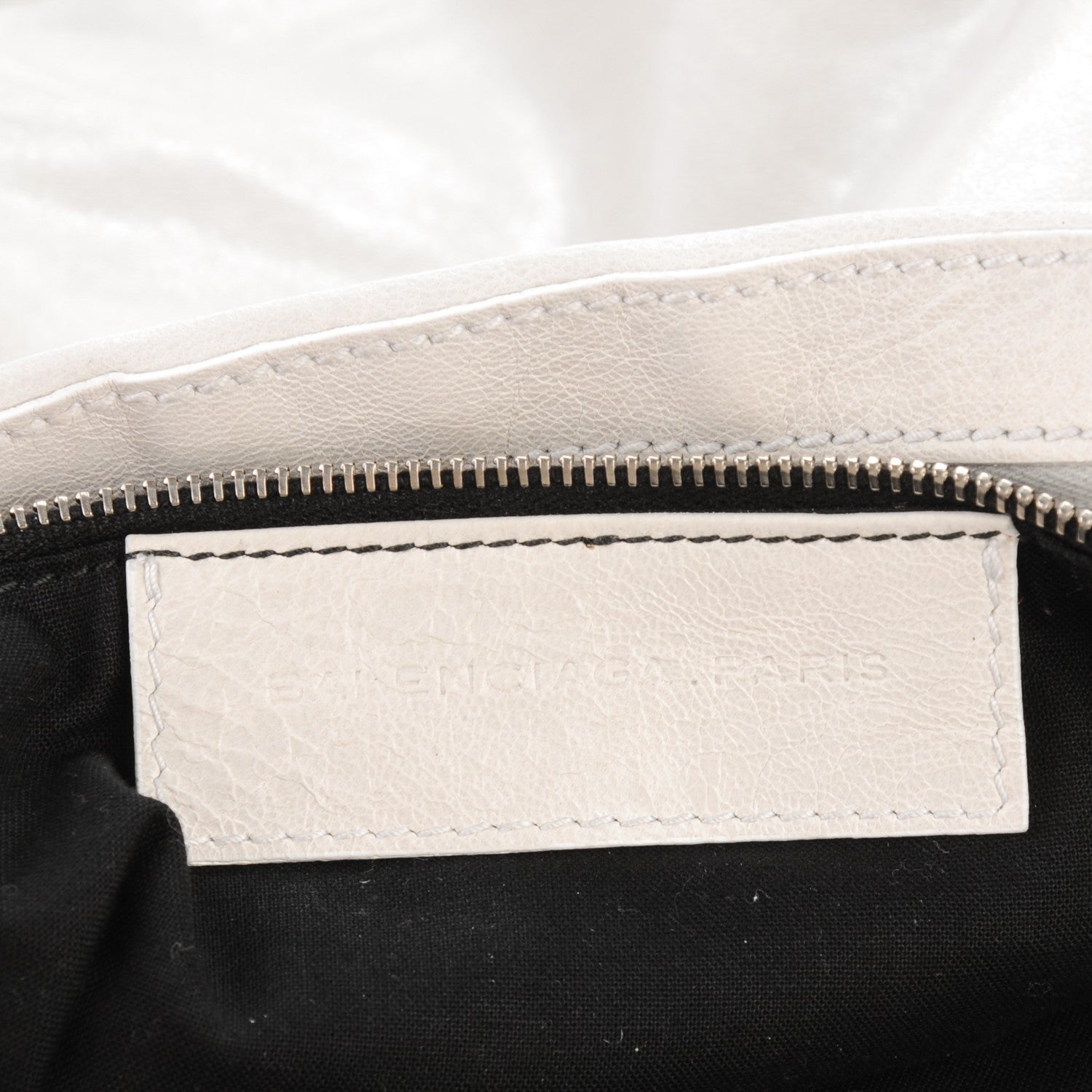 Balenciaga Agneau Giant 21 Silver Hardware Day Hobo White 7 of 8